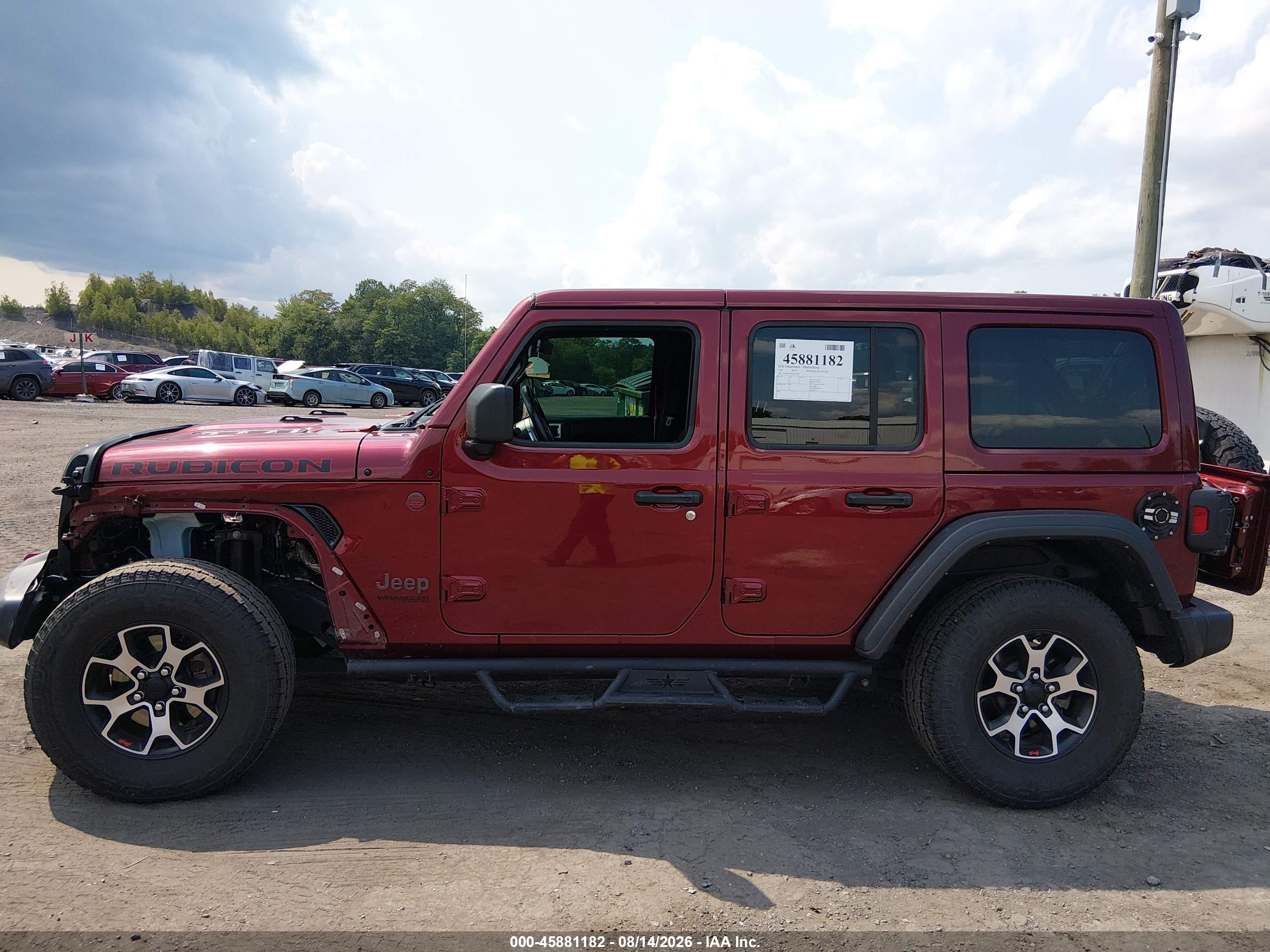 2022 JEEP WRANGLER UNLIMITED RUBICON 4X4