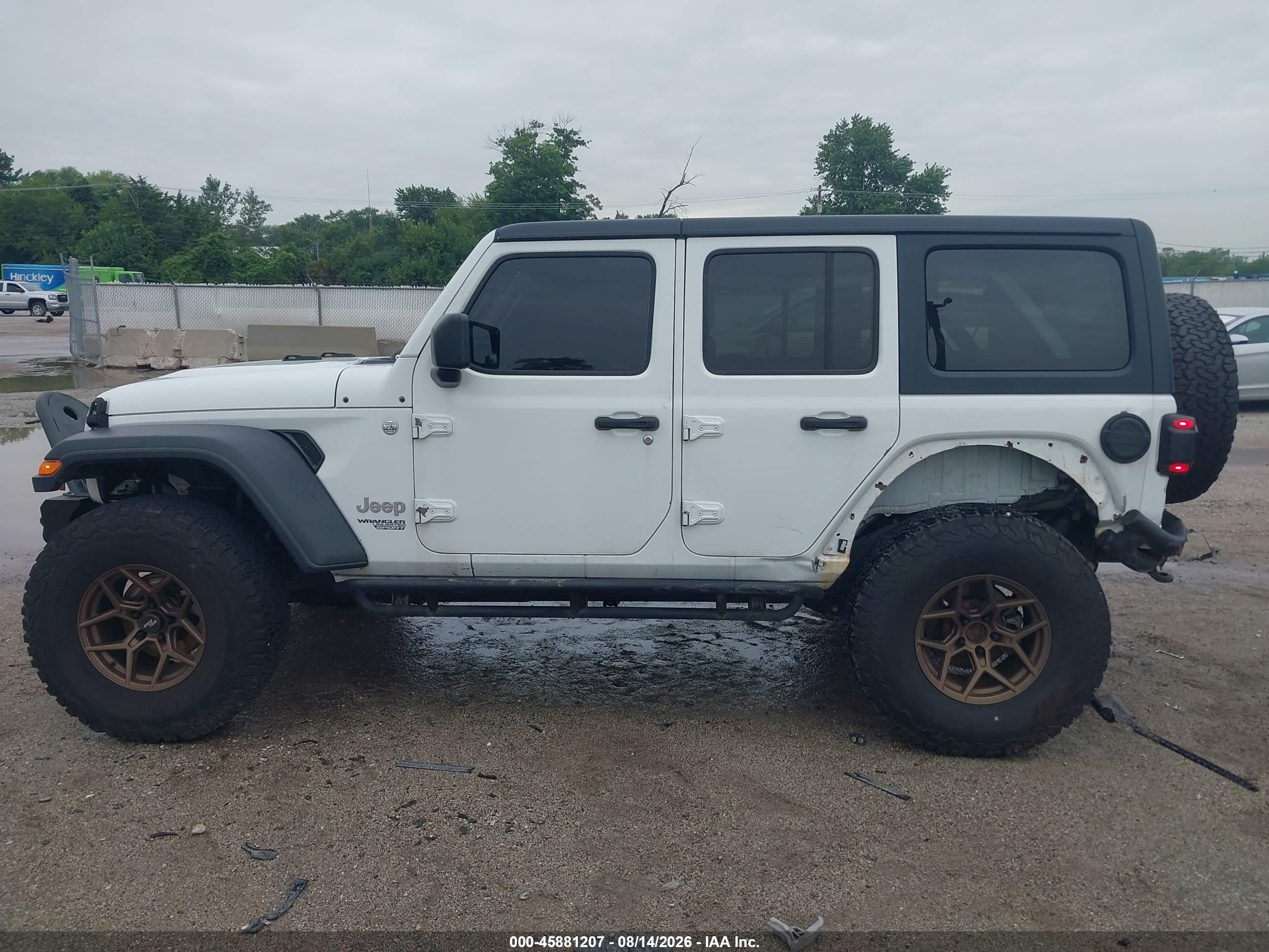 2018 JEEP WRANGLER UNLIMITED SPORT 4X4