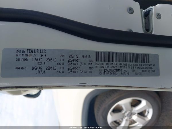 2019 JEEP COMPASS LATITUDE 4X4