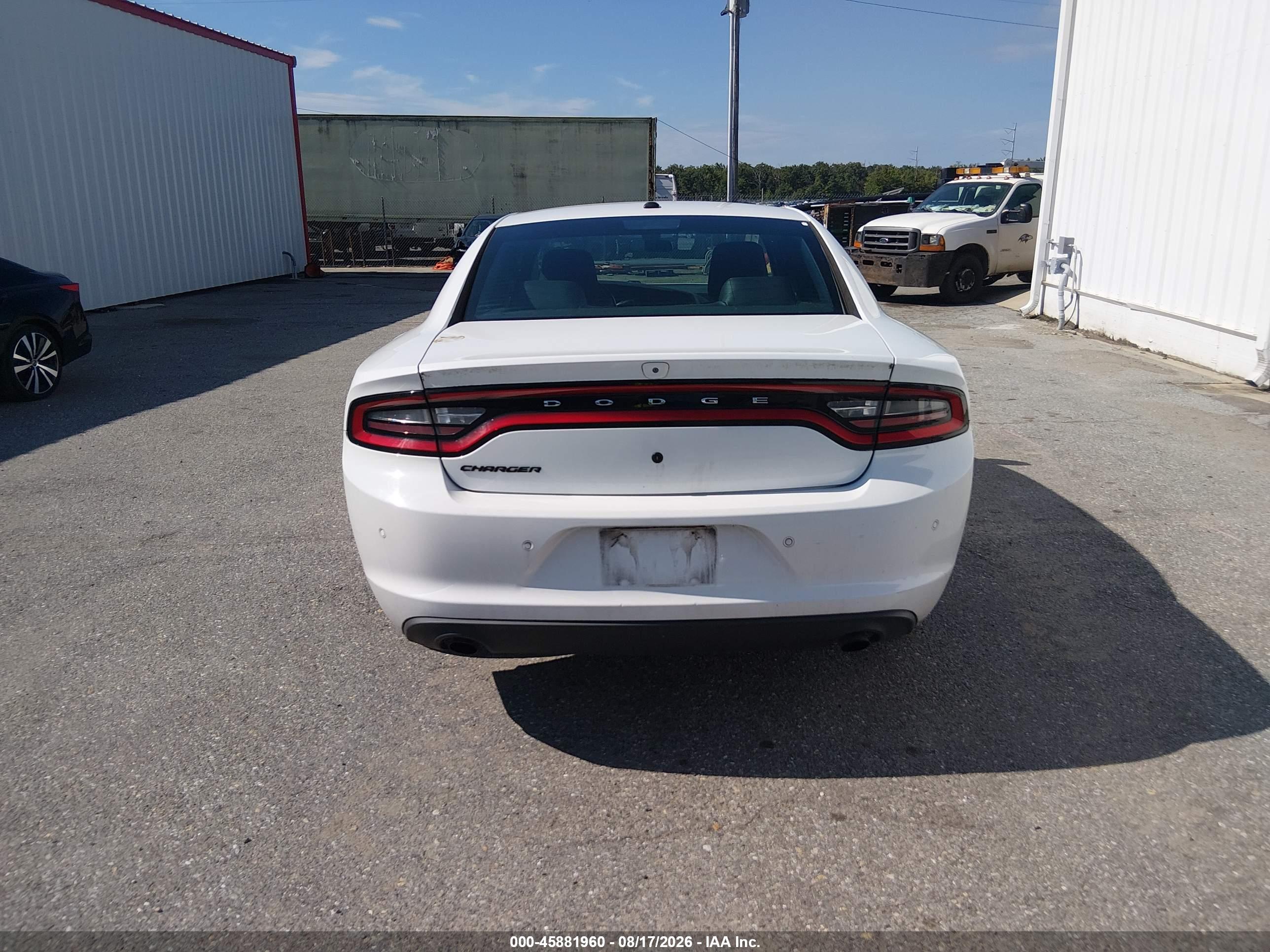 2019 DODGE CHARGER POLICE RWD