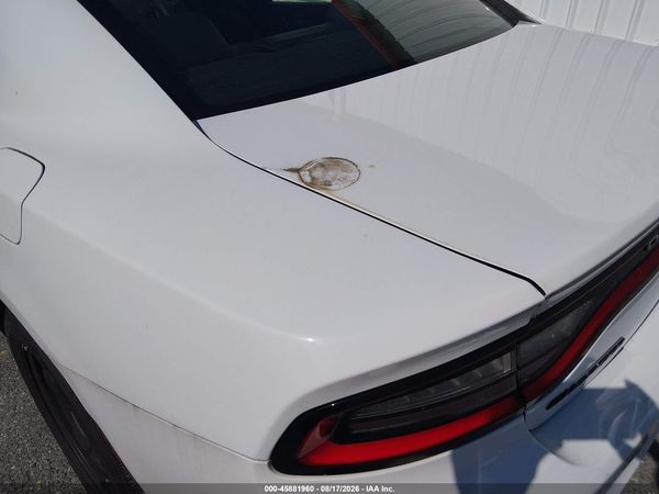 2019 DODGE CHARGER POLICE RWD