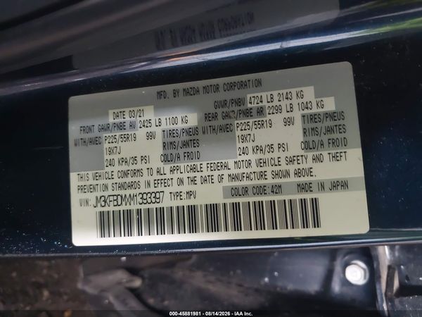 2021 MAZDA CX-5 GRAND TOURING