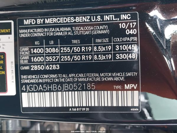 2018 MERCEDES-BENZ GLE 350 4MATIC