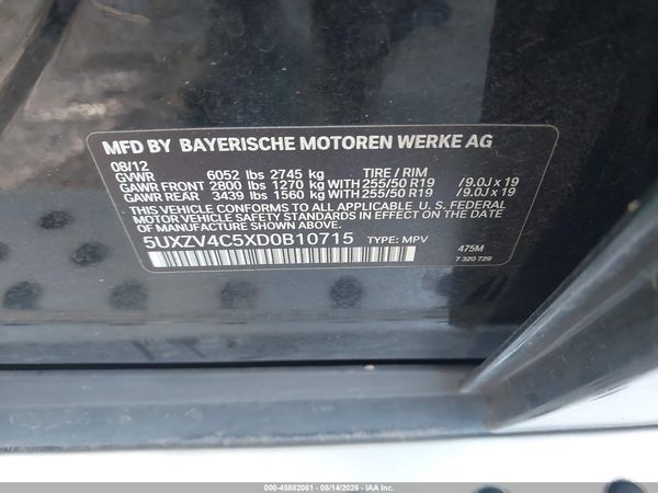 2013 BMW X5