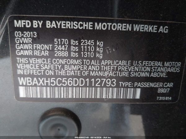 2013 BMW 528I XDRIVE