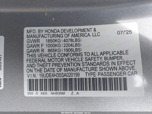 2025 ACURA INTEGRA A-SPEC