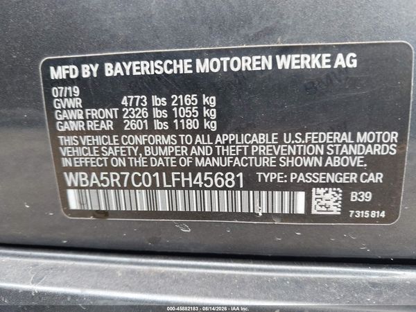 2020 BMW 330I XDRIVE
