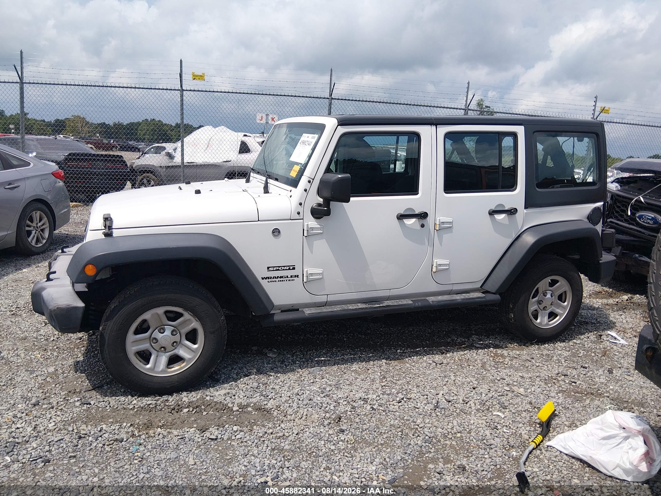 2017 JEEP WRANGLER UNLIMITED SPORT