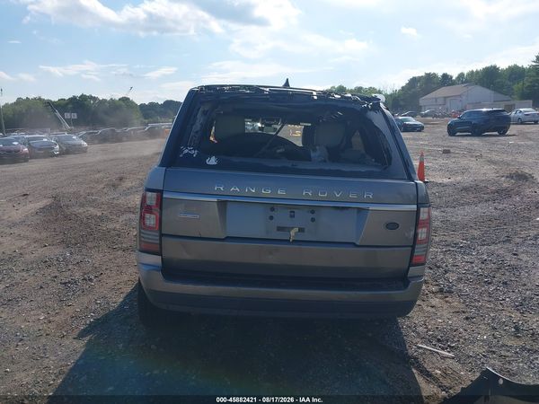 2017 LAND ROVER RANGE ROVER 5.0L V8 SUPERCHARGED