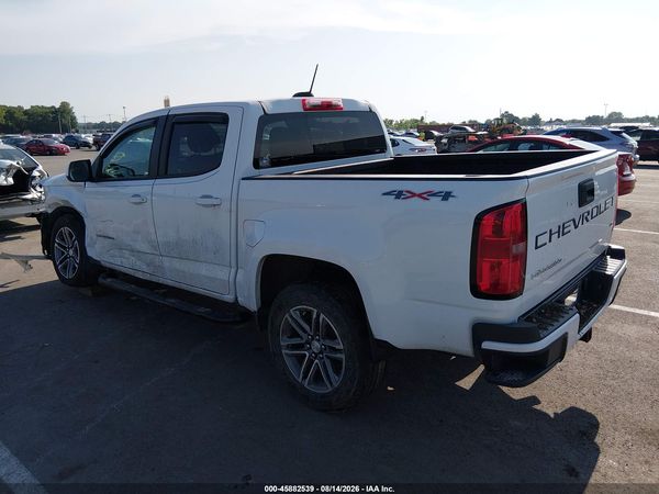 2022 CHEVROLET COLORADO 4WD  SHORT BOX WT — I3