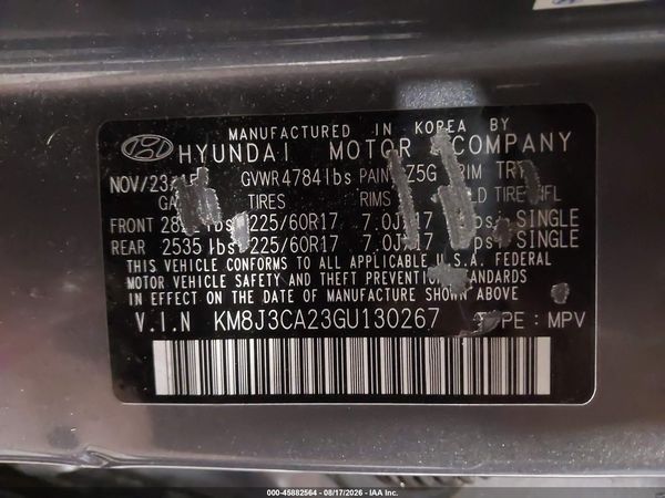 2016 HYUNDAI TUCSON ECO