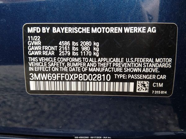 2023 BMW 330I
