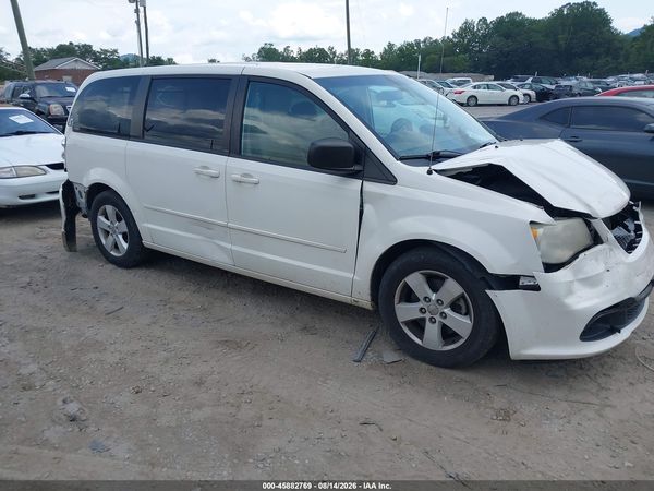 2013 DODGE GRAND CARAVAN SE — I1