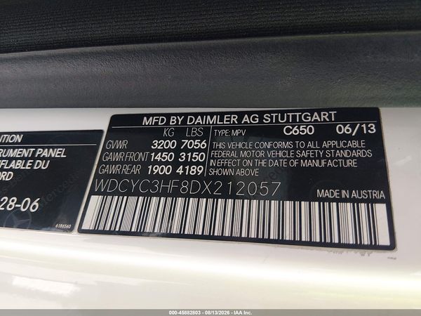 2013 MERCEDES-BENZ G 550 4MATIC