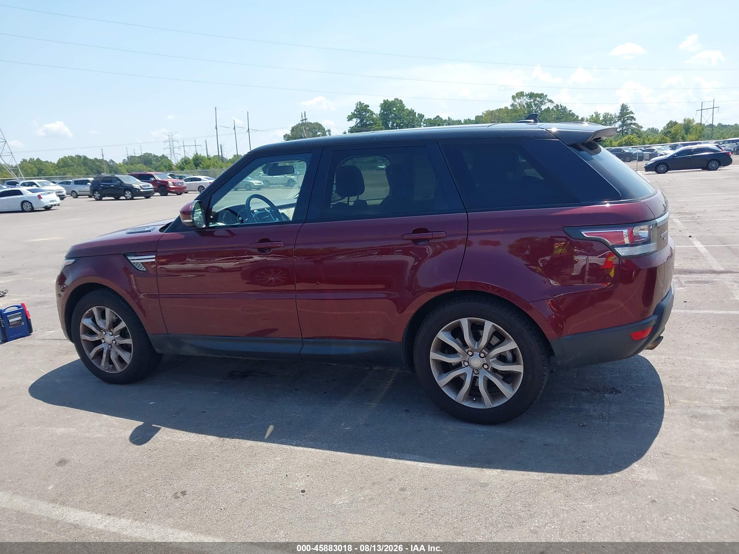 2015 LAND ROVER RANGE ROVER SPORT 3.0L V6 SUPERCHARGED HSE