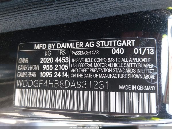 2013 MERCEDES-BENZ C 250 SPORT