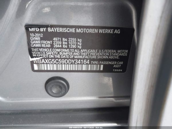 2013 BMW 528I