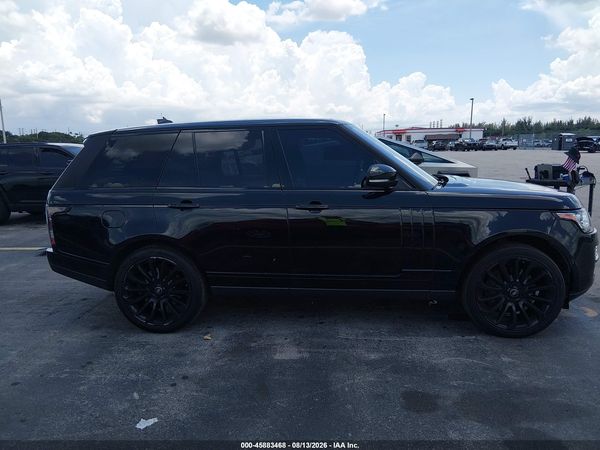 2017 LAND ROVER RANGE ROVER 3.0L V6 SUPERCHARGED HSE