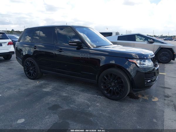 2017 LAND ROVER RANGE ROVER 3.0L V6 SUPERCHARGED HSE