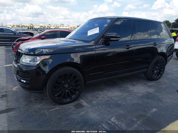 2017 LAND ROVER RANGE ROVER 3.0L V6 SUPERCHARGED HSE