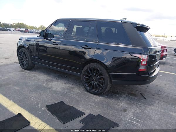 2017 LAND ROVER RANGE ROVER 3.0L V6 SUPERCHARGED HSE