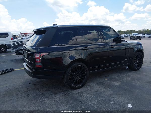 2017 LAND ROVER RANGE ROVER 3.0L V6 SUPERCHARGED HSE