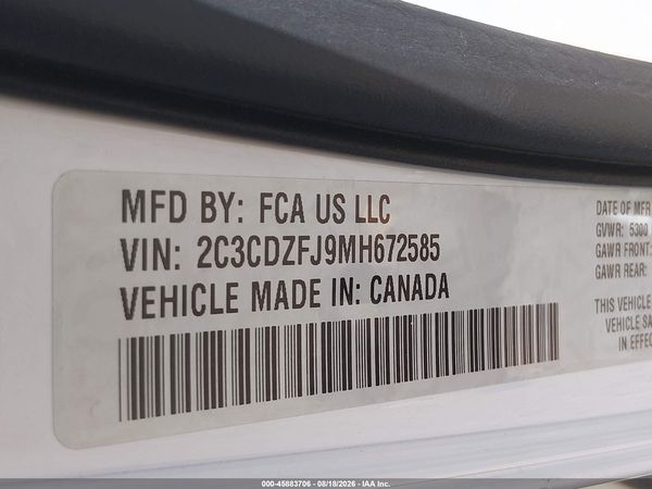 2021 DODGE CHALLENGER R/T SCAT PACK