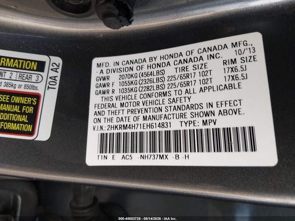 2014 HONDA CR-V EX-L