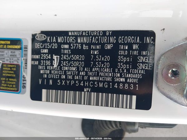 2021 KIA TELLURIDE SX