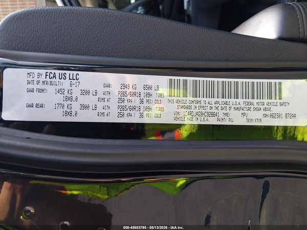 2017 DODGE DURANGO SXT AWD
