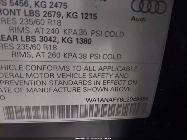 2020 AUDI Q5 quattro Premium