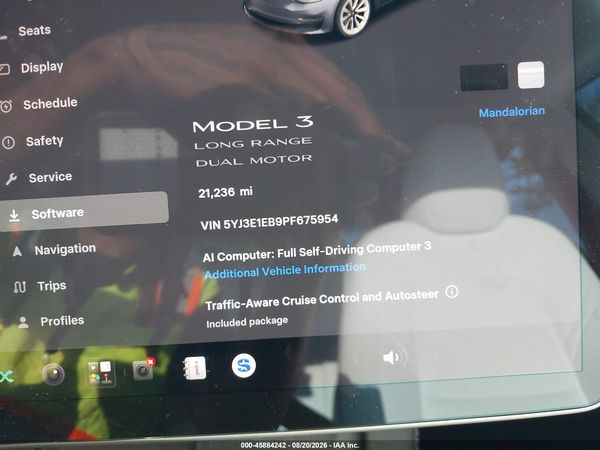 2023 TESLA MODEL 3