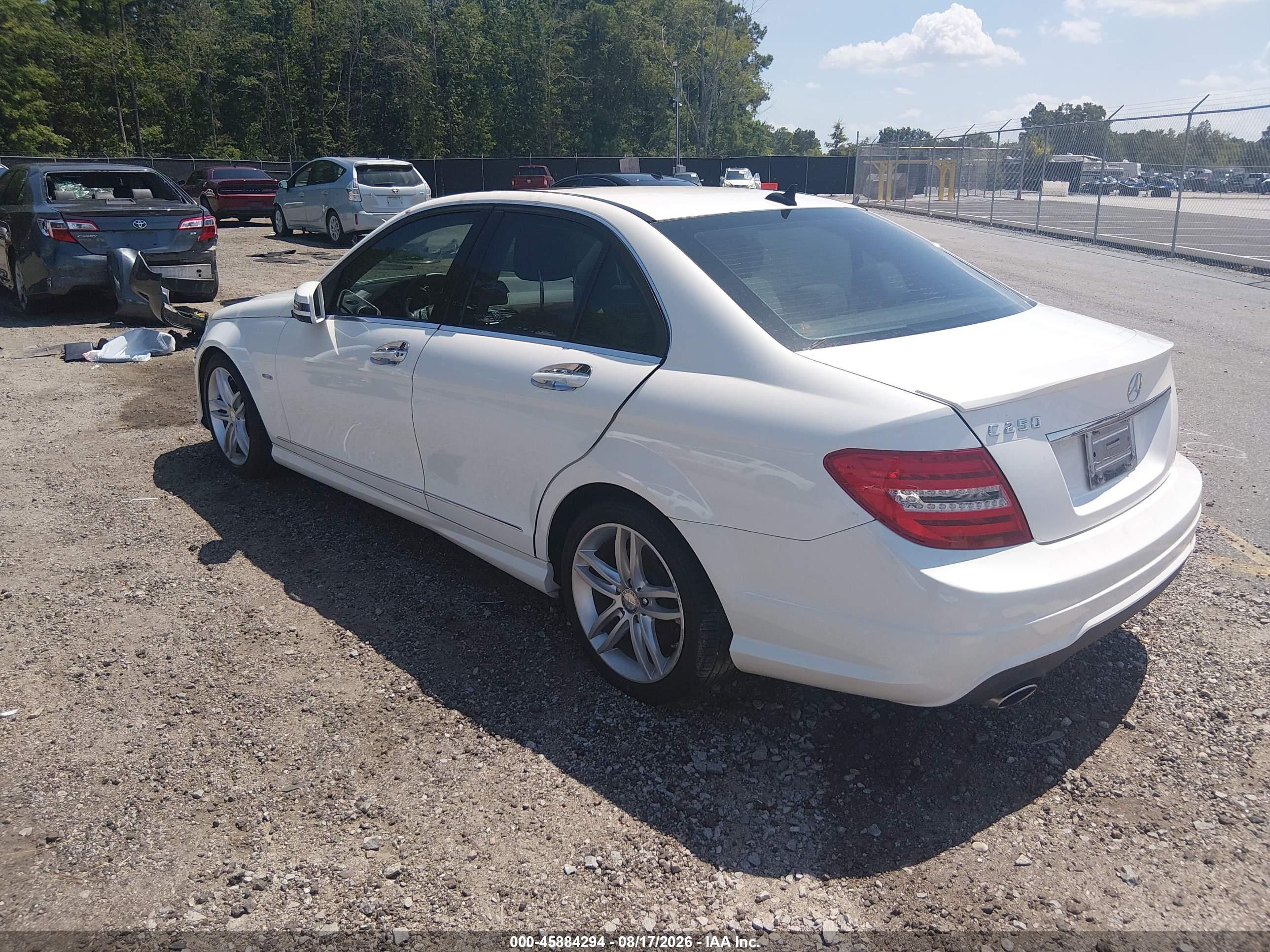 2012 MERCEDES-BENZ C 250 SPORT