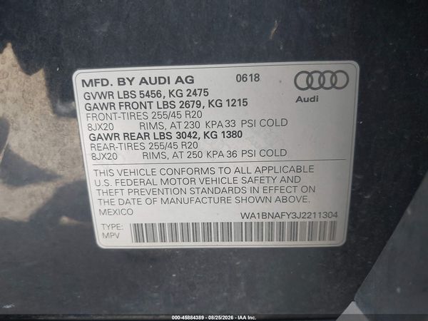 2018 AUDI Q5