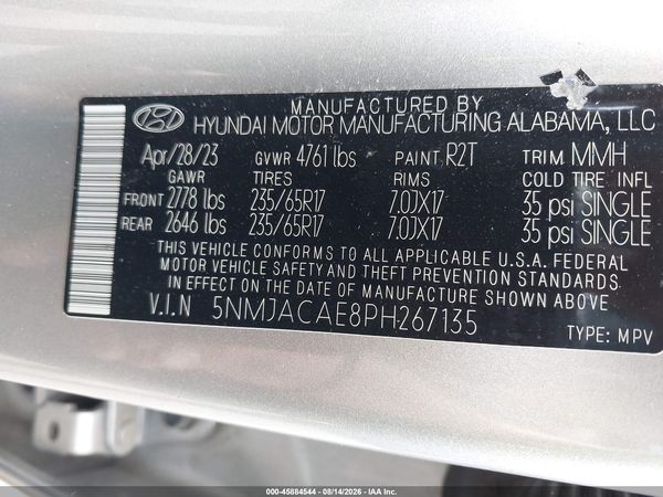 2023 HYUNDAI TUCSON SE — I9