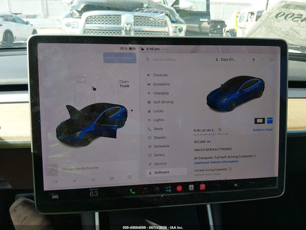 2020 TESLA MODEL 3