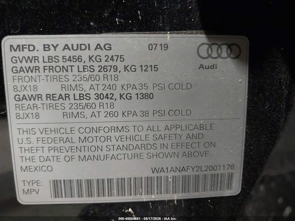 2020 AUDI Q5