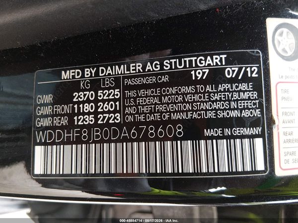 2013 MERCEDES-BENZ E 350 4MATIC