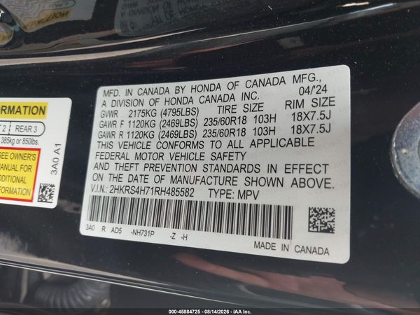 2024 HONDA CR-V EX-L AWD