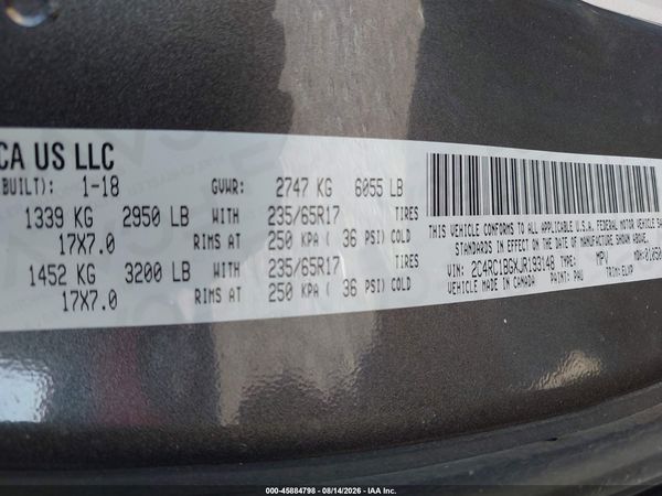 2018 CHRYSLER PACIFICA TOURING L
