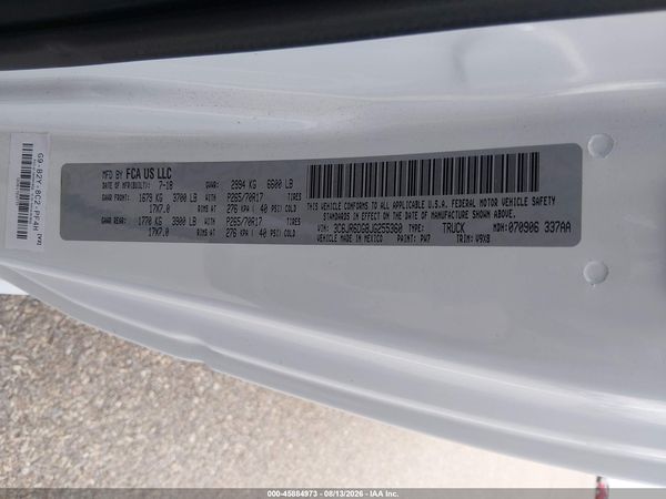 2018 RAM 1500 TRADESMAN  4X2 8' BOX