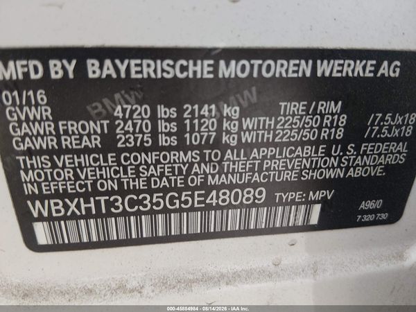 2016 BMW X1 XDRIVE28I