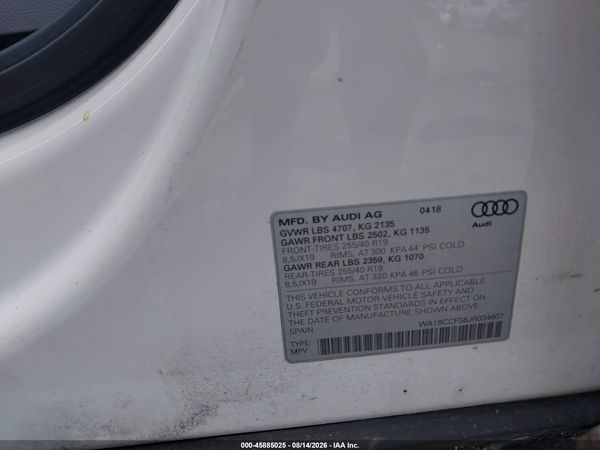 2018 AUDI Q3