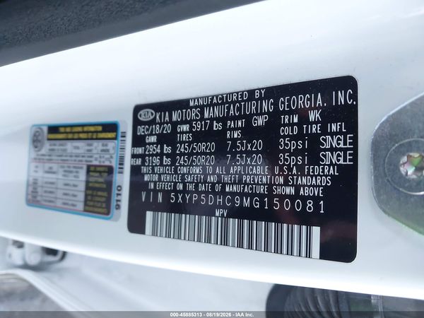 2021 KIA TELLURIDE SX