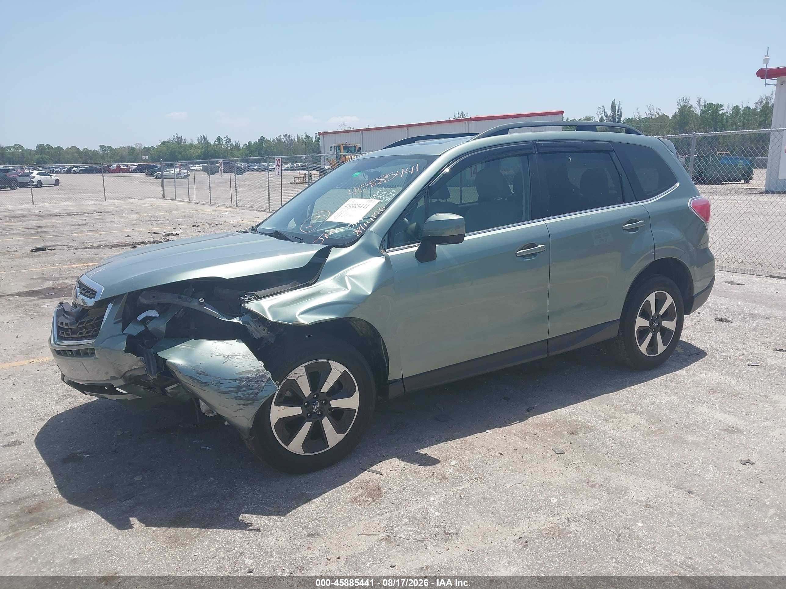 2018 SUBARU FORESTER 2.5I LIMITED — I2