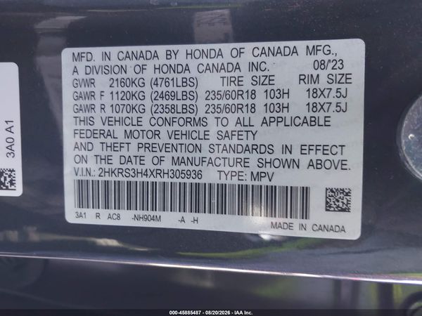 2024 HONDA CR-V EX 2WD — I9