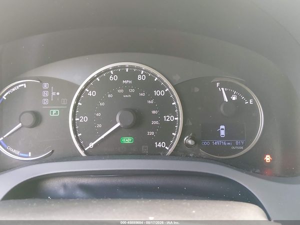 2016 LEXUS CT 200H