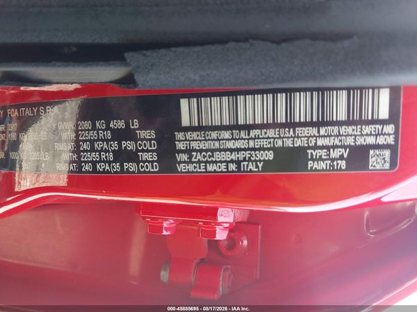2017 JEEP RENEGADE LATITUDE