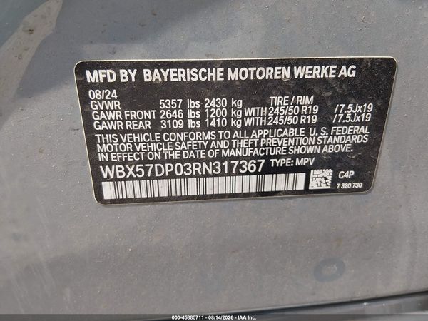 2024 BMW X3 XDRIVE30I
