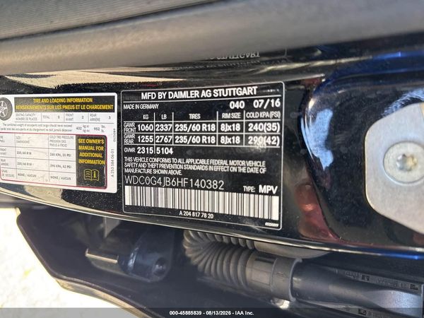 2017 MERCEDES-BENZ GLC 300 GLC300